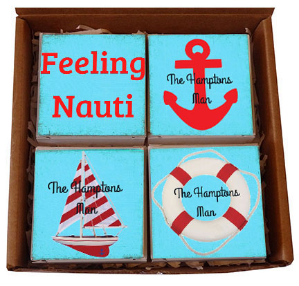 The Hamptons Man Nautical Soaps Gift Set-Vegan Mango Butter Soaps