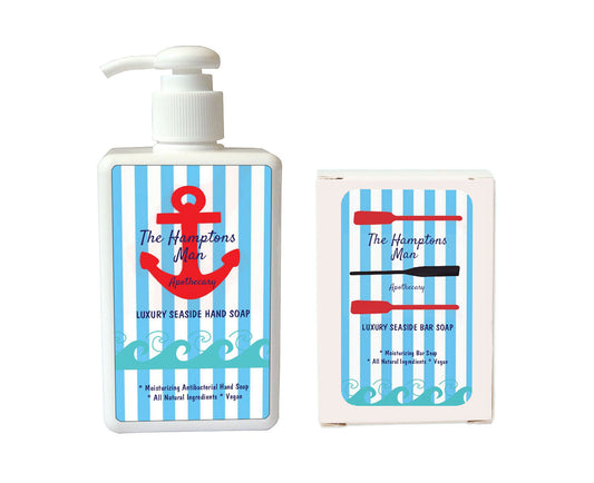 The Hamptons Man Hand Soap Wash & Soap Gift Set