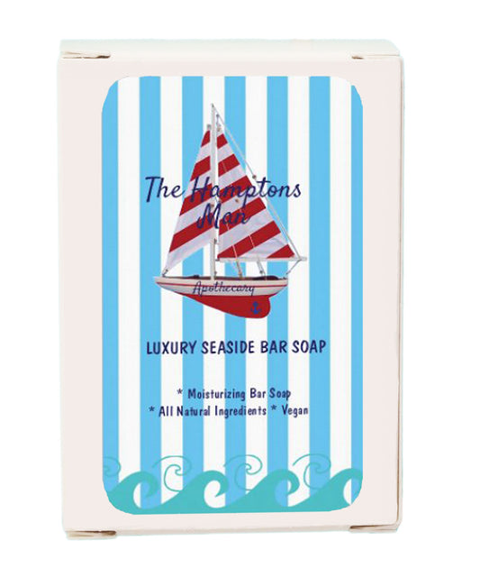 The Hamptons Man Red Sailboat Nautical Soap Bar-Vegan Mango Butter Soap