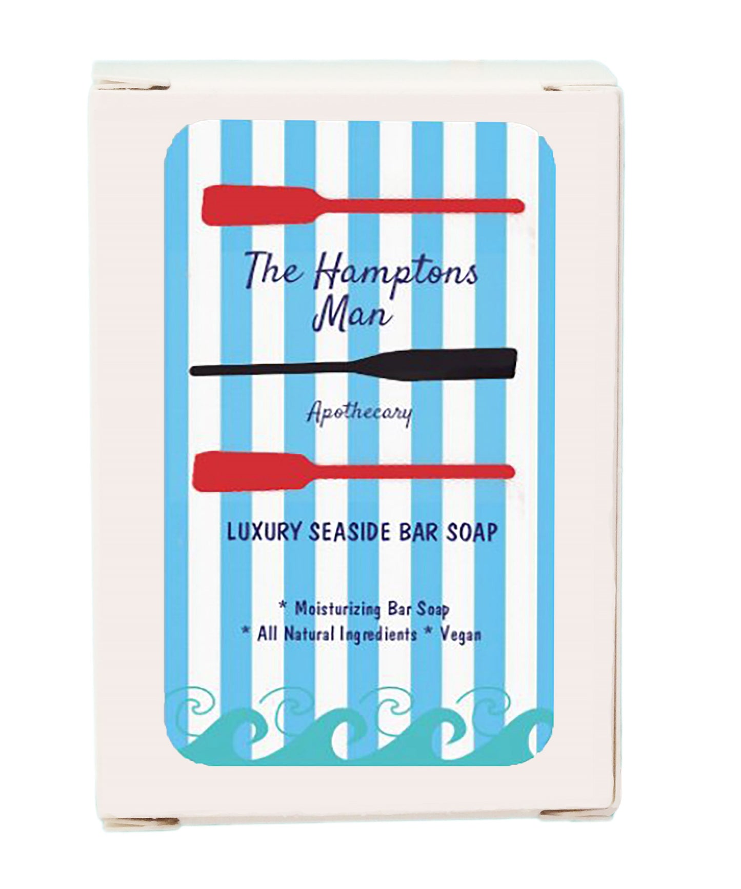 The Hamptons Man Oars Nautical Soap Bar-Vegan Mango Butter Soap