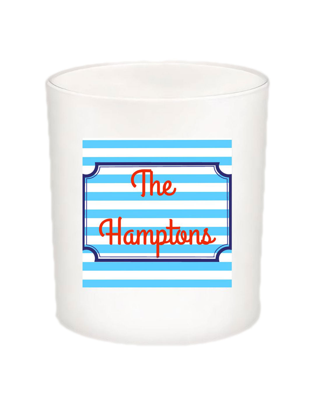 The Hamptons Candle Jar with Lid-Coconut Soy Wax