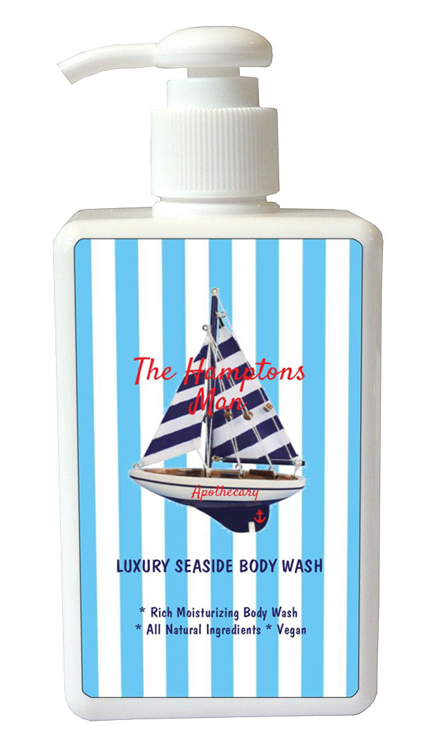 The Hamptons Man Sailboat Body Wash & Soap Gift Set