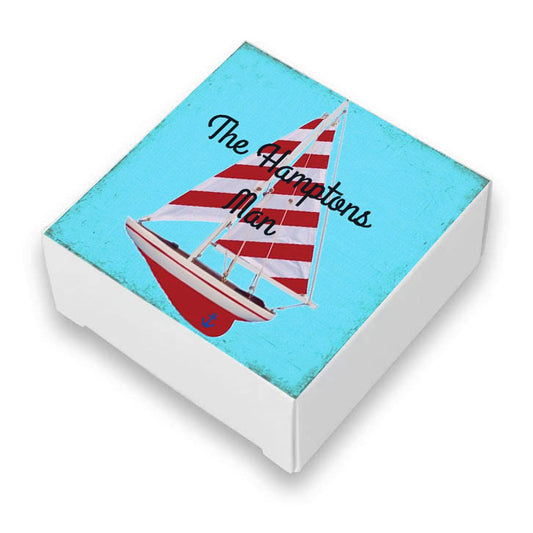 The Hamptons Man Sailboat Nautical Soap Bar-Vegan Mango Butter Soap