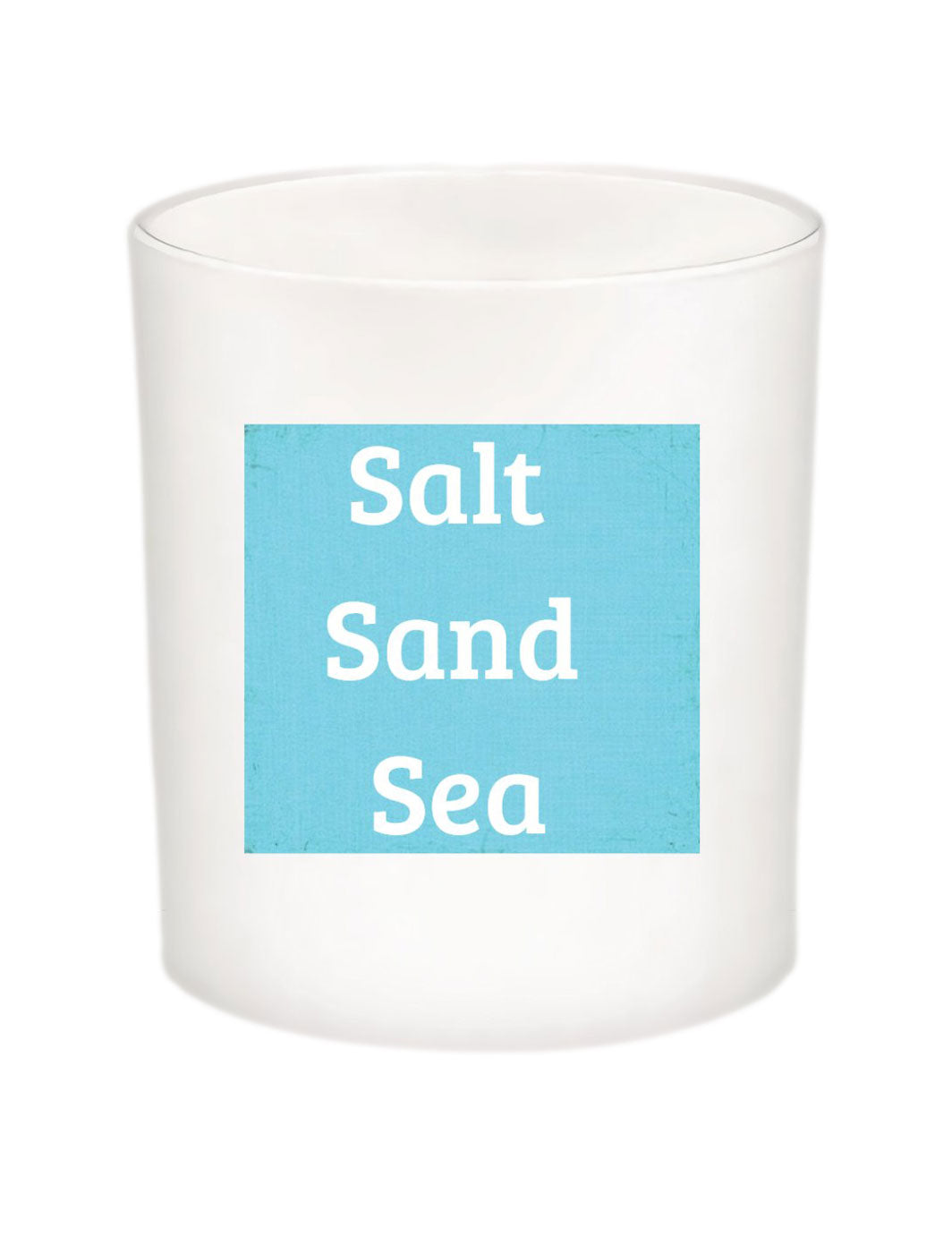 The Hamptons Salt Sand & Sea Candle Jar with Lid-Coconut Soy Wax